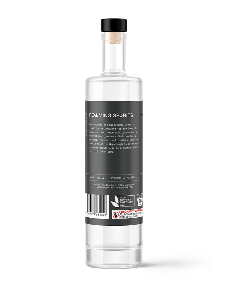 Roam Organic Triple Distilled Vodka